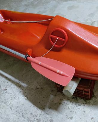 canoa monoposto in vetroresina 