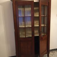 vetrinetta 2 porte stile inglese in legno