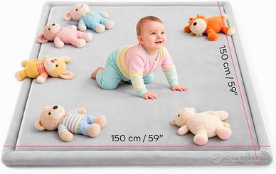 Tappeto Gioco Memory Foam neonati 150x150 cm – Nuo