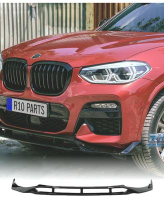 SPOILER LIP BMW X4 G02 18-21 LOOK M NERO LUCIDO