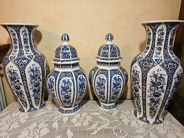 Set 4 grandi vasi e potiche vintage  - 40/42 cm