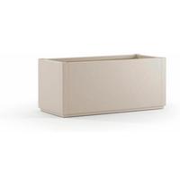 Fioriera rettangolare modulare in plastica