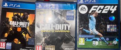 GIOCHI PS4 FIFA, COD, CALL OF DUTY, CALCIO