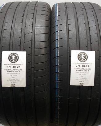 2 GOMME 275 40 22 GOODYEAR A61572