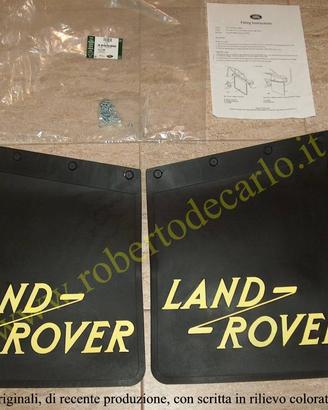 Paraspruzzi e tappetini Land Rover Series 88 109