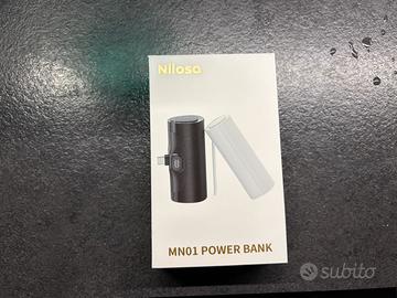 Powerbank 5000 mah con usb-c e supporto cellulare