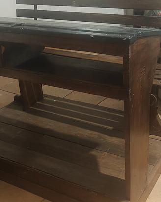 Banco di scuola  di legno Anni 50