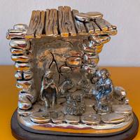Presepe Arde’ laminato argento