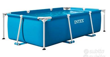 Piscina intex rettangolare completa