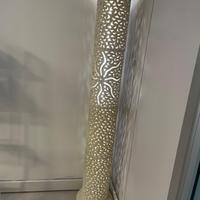 Lampada e piantana in pietra leccese