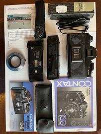 Contax 139 quartz con motore e accessori