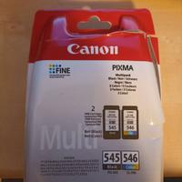 Pack cartuccia Canon PG-545 e CL-546 Balck e Color