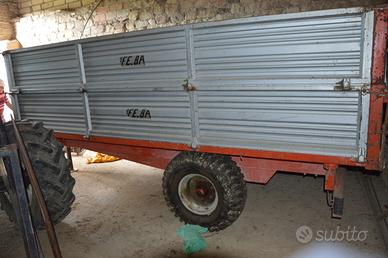 Rimorchio x cereali FE.BA 4.00x2.00 omologato 50q