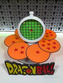 Sottobicchieri dragonball  con radar cercasfere