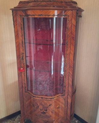 Vetrina angolare vintage