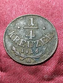 Imp.Austriaco 1/4 Kreuzer 1816