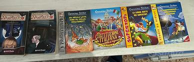 libri geronimo stilton,beast quest e vampiretto