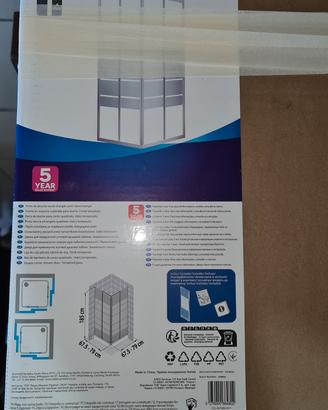 box doccia in cristallo modulabile 