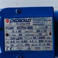 Pompa acqua Pedrollo 4CPm 80E – funzionante