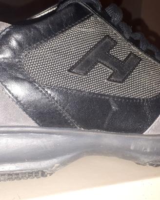 Scarpe Hogan New Interactive Grigie Nere 6.5 41-42