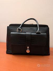 Borsa nera in pelle Paul Costelloe