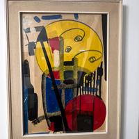 Franco Gentilini opera firmata cornice originale