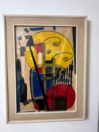 Franco Gentilini opera firmata cornice originale