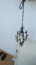 lampadario in ferro fine 800 