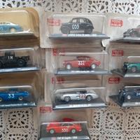 n.10 modellini auto 1000 miglia 1/43