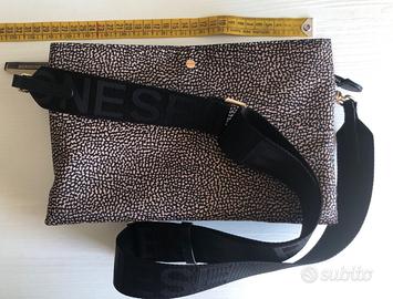 BORSA BORBONESE A TRACOLLA 3 SCOMPARTI -COME NUOVA