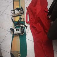 Tavola da snowboard multicolore 