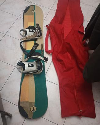 Tavola da snowboard multicolore 