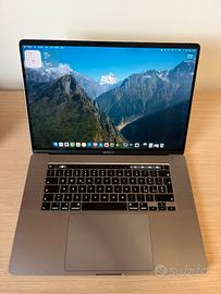 MACBOOK PRO 16"  Intel Core i9 1 TB SSD 2019