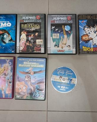 Lotto DVD cartoni animati