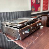 Piastra doppia in vetroceramica professionale