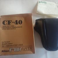 ASTUCCIO CASE NIKON F-801 MACCHINA FOTO CUSTODIA 
