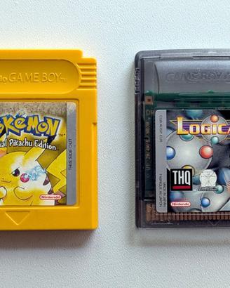 Pokemon Yellow ENG + Logical giochi Game Boy Color