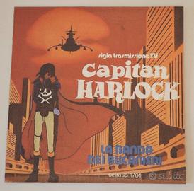45 giri Capitan Harlock cartoni animati sigle TV 
