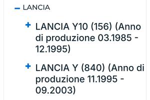 POMPA BENZINA lancia Y