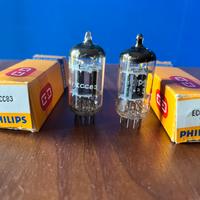 Philips coppia valvole ecc83 nuove