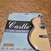 Corde per chitarra acustica Castle 
Set 1046