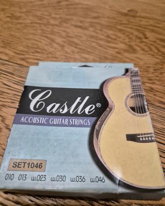 Corde per chitarra acustica Castle 
Set 1046
