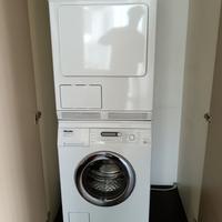 1 lavatrice + asciugatrice MIELE