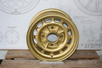 LANCIA FULVIA COUPE' PRIMA SERIE CERCHI 6X13 GOLD
