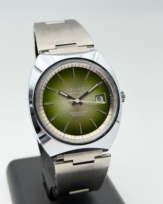 keller automatic diver vintage nos 39mm