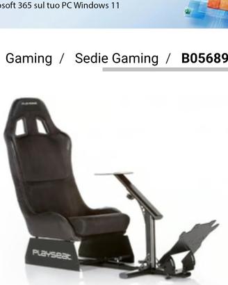 Sedile gamer della playseat