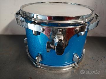 Tom tamburo t5 12x9 celeste perlato tiranti 6