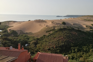 Vista mare e dune a torre dei corsari