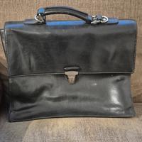 Borsa cartella The Bridge nera uomo