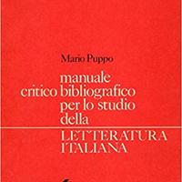 Manuale critico bibliografico